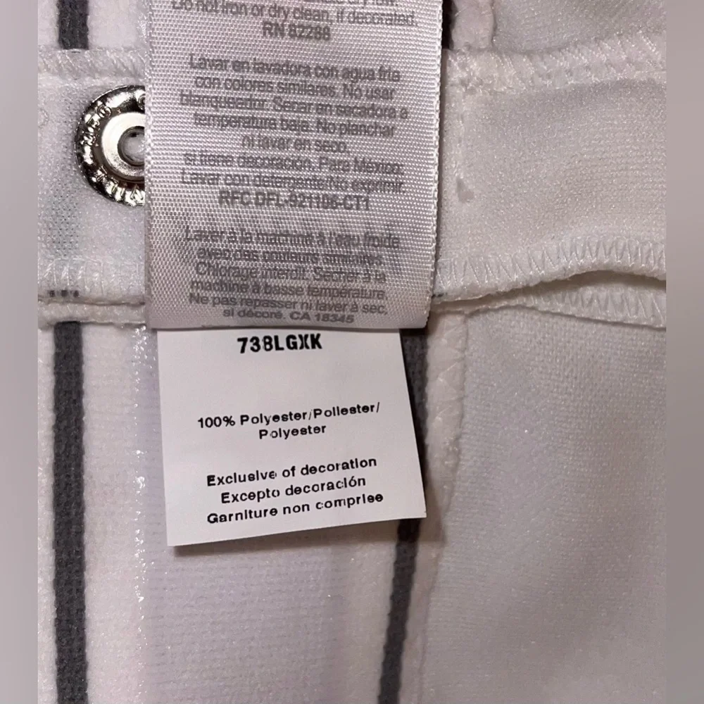 NWT Russell Athletic White Pro Diamond Fit Double Knit Softball Knicker Pants XL - Picture 4 of 8